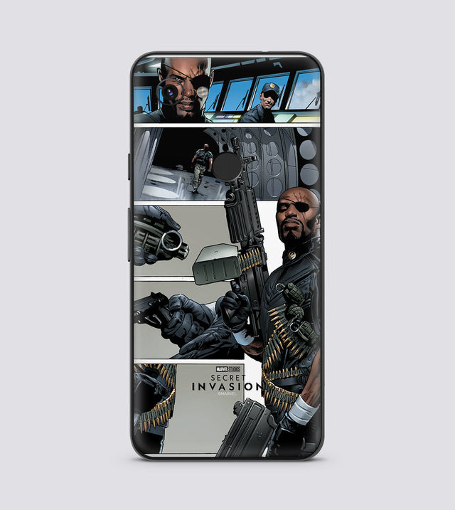 Google Pixel 3a XL Nick Fury In Action