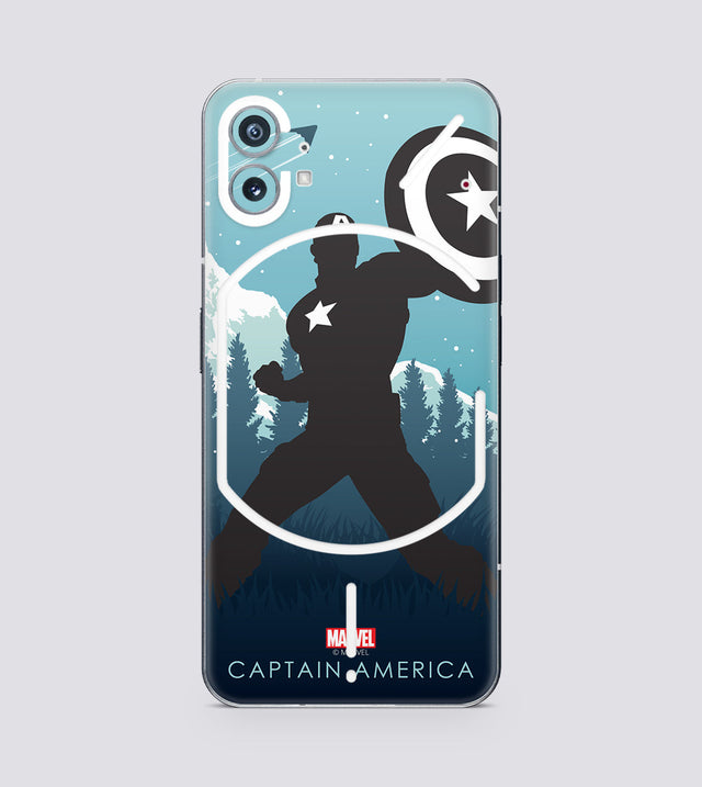 Nothing Phone 1 Captain America Silhouette