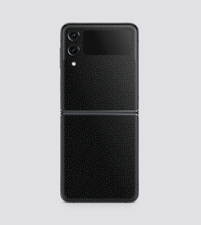 Samsung Galaxy Z Flip 4 Black Leather