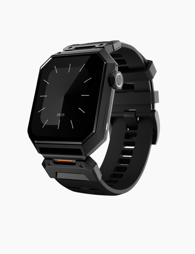 Shop Charcoal Black Watch Strap for Anarc Smart Watches – Layers
