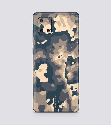 Beige Camo Fluid Back