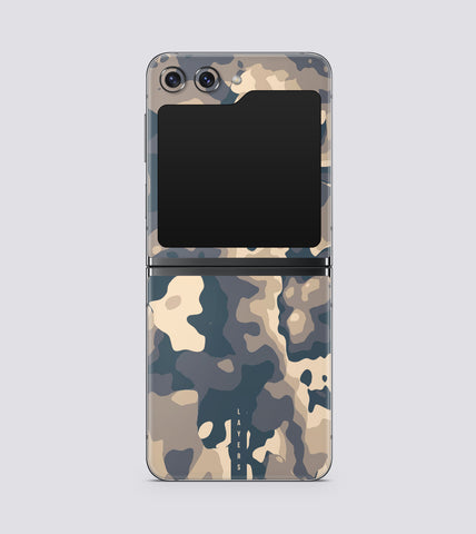 Beige Camo Fluid  Back