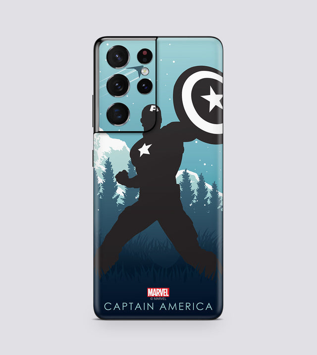 Samsung Galaxy S21 Ultra 5G Captain America Silhouette