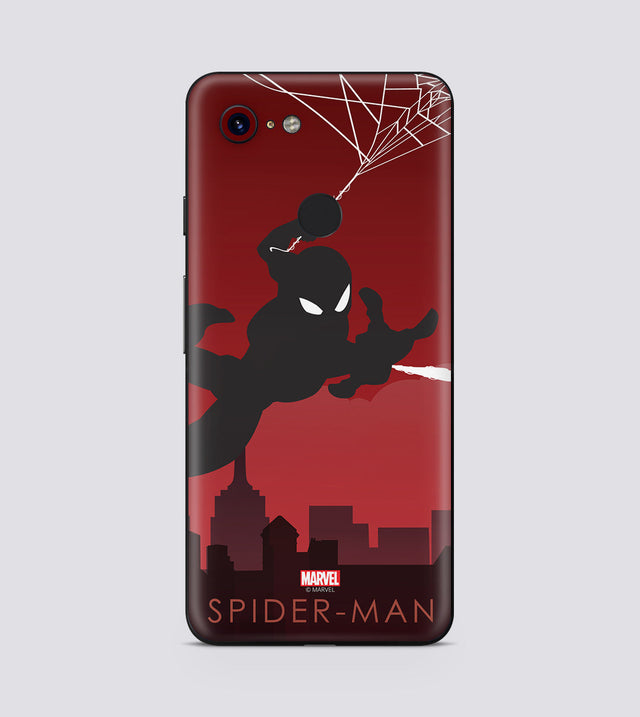 Google Pixel 3 Spiderman Silhouette