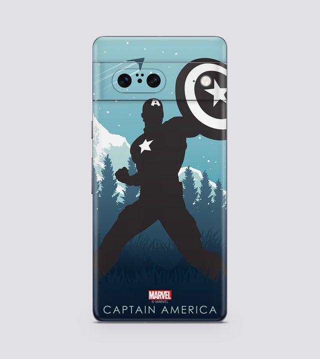 Google Pixel 7 Captain America Silhouette