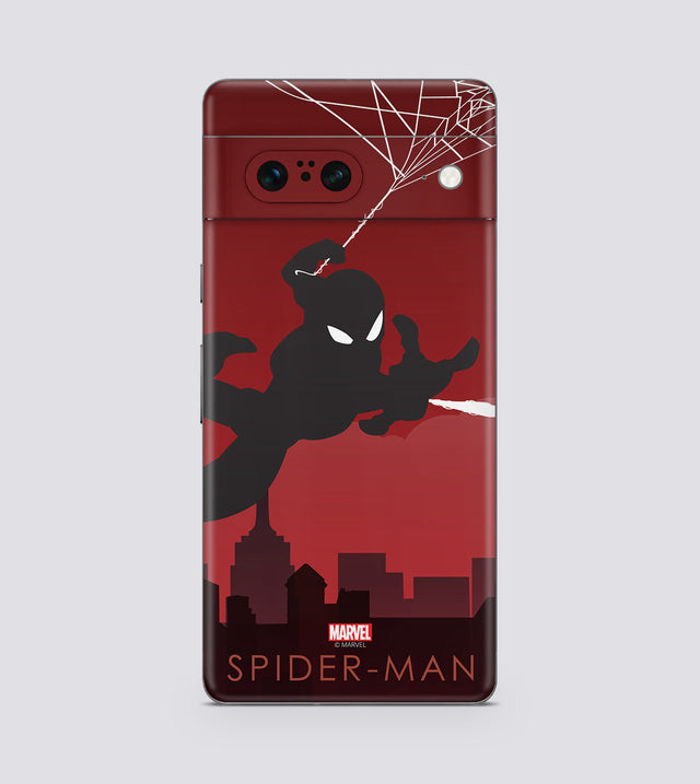 Google Pixel 7 Spiderman Silhouette