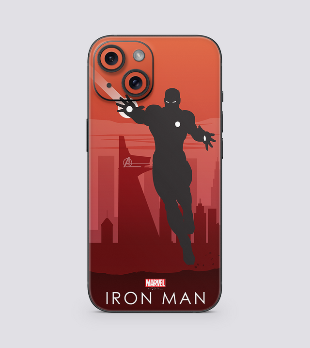 iPhone 15 Iron Man Silhouette