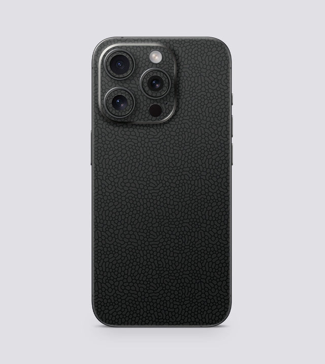 iPhone 15 Pro Black Leather