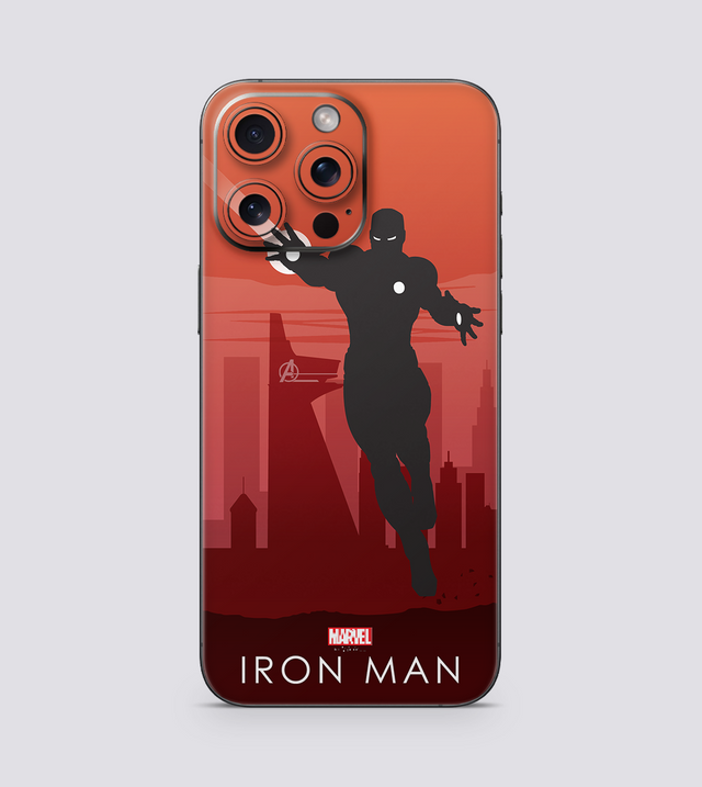 iPhone 15 Pro Max Iron Man Silhouette