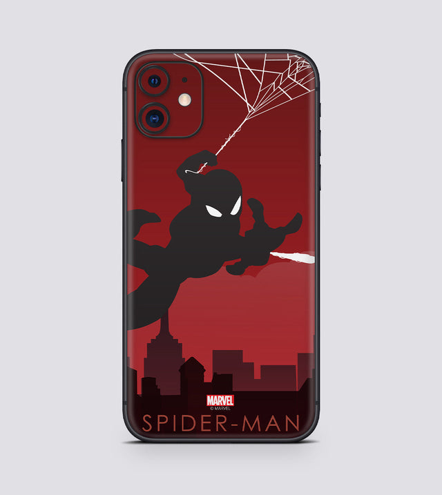 iPhone 11 Spiderman Silhouette