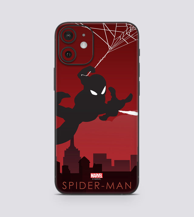 iPhone 12 Mini Spiderman Silhouette