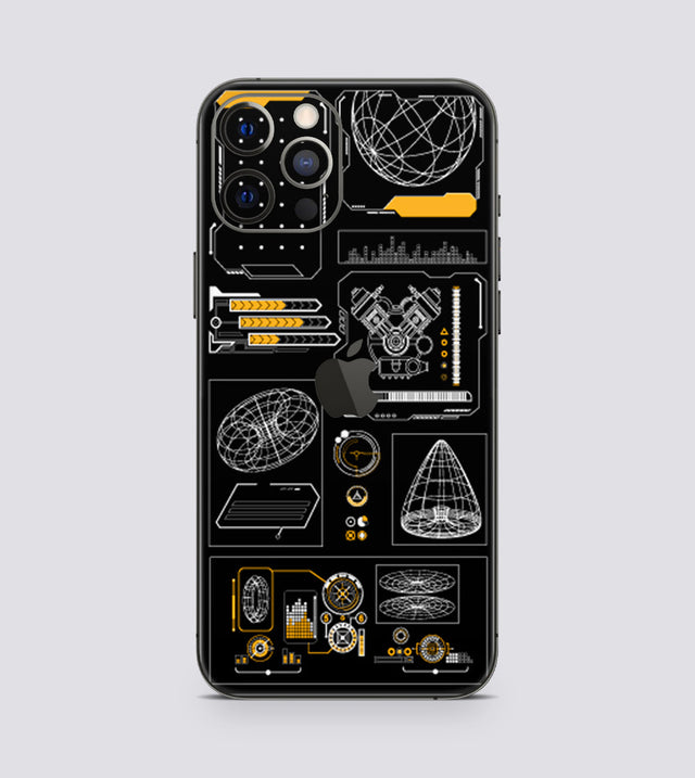 iPhone 12 Pro Max Space Blueprint