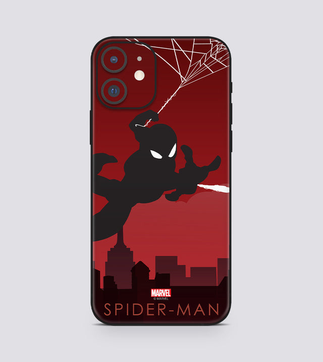 iPhone 12 Spiderman Silhouette