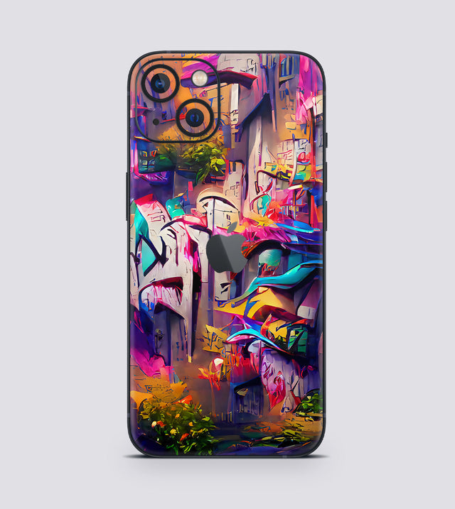 3D textured iPhone 13 skin. Best seller. Design Graffiti