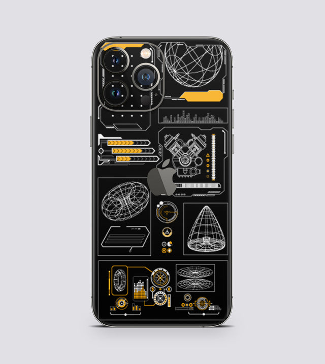 iPhone 13 Pro Max Space Blueprint