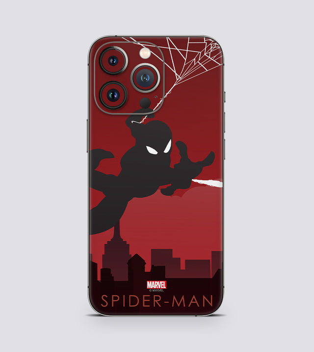 iPhone 13 Pro Spiderman Silhouette