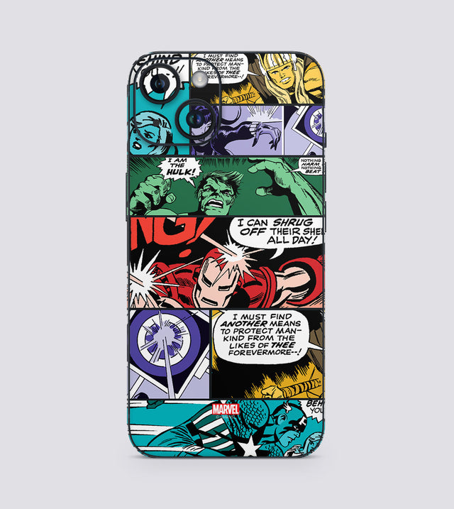 iPhone 14 Plus Avengers Comic Style