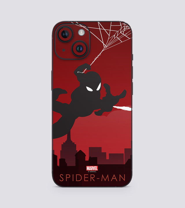 iPhone 14 Plus Spiderman Silhouette