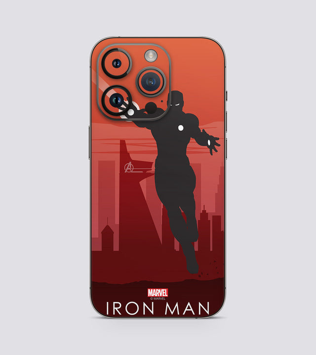 iPhone 14 Pro Iron Man Silhouette