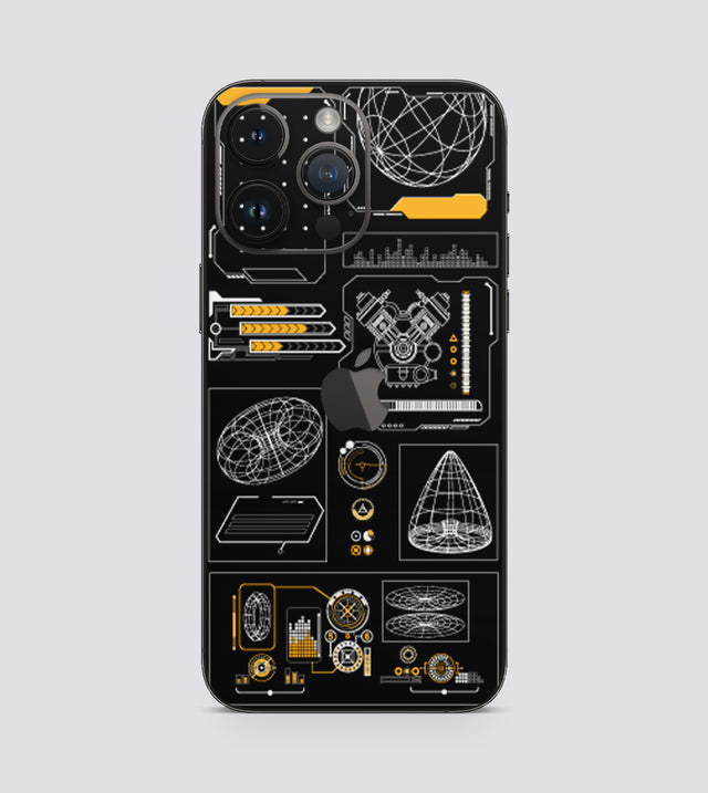 iPhone 14 Pro Max Space Blueprint