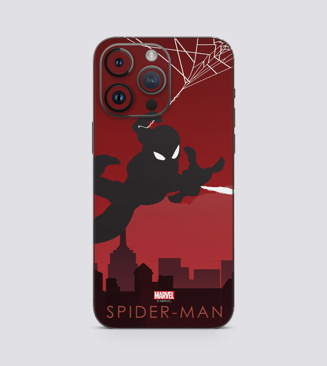iPhone 14 Pro Max Spiderman Silhouette