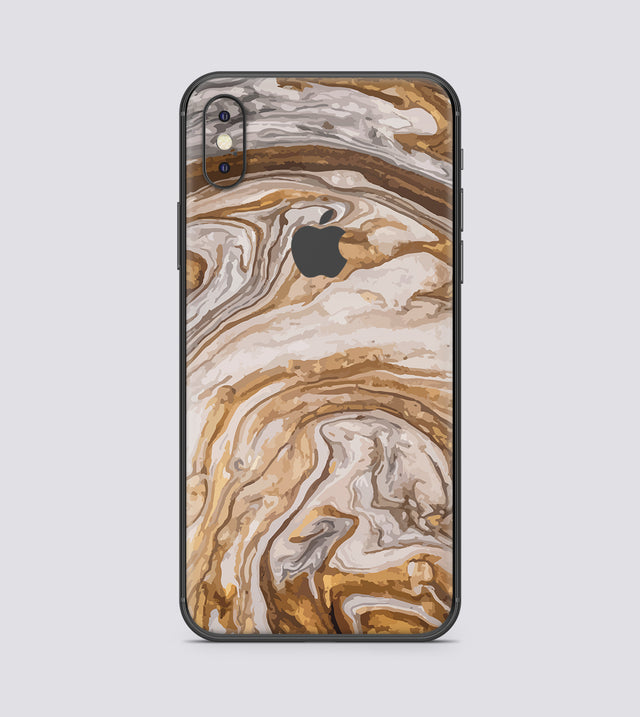 iPhone X Golden Swirl