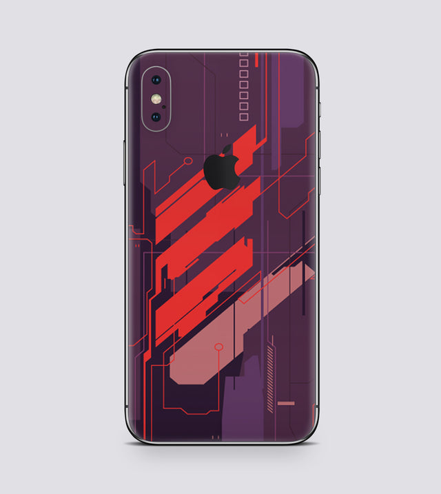 iPhone X Hellgate red