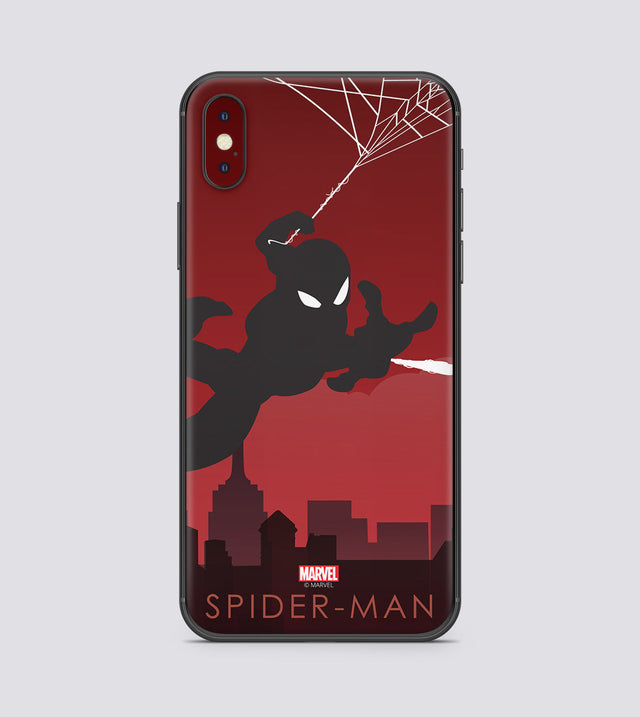 Iphone X Spiderman Silhouette
