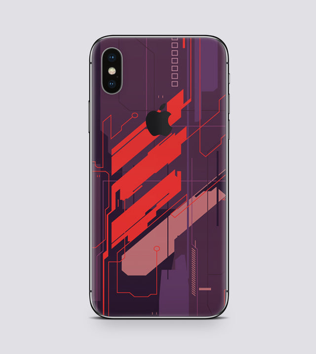 iPhone XS Max Hellgate red