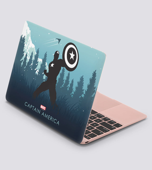 Macbook 12 Inch 2015 Model A1534 Captain America Silhouette