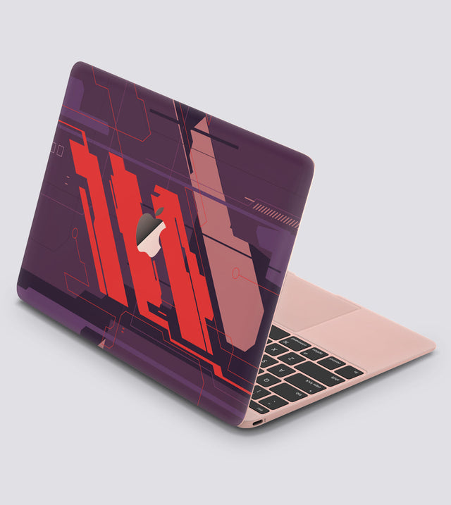 Macbook 12 Inch 2015 Model A1534 Hellgate Red