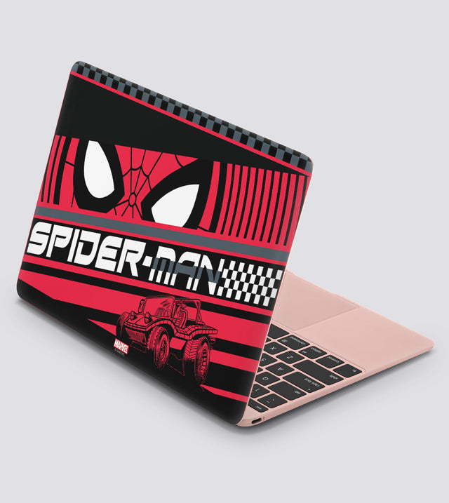 Macbook 12 Inch 2015 Model A1534 Spiderman Red Black