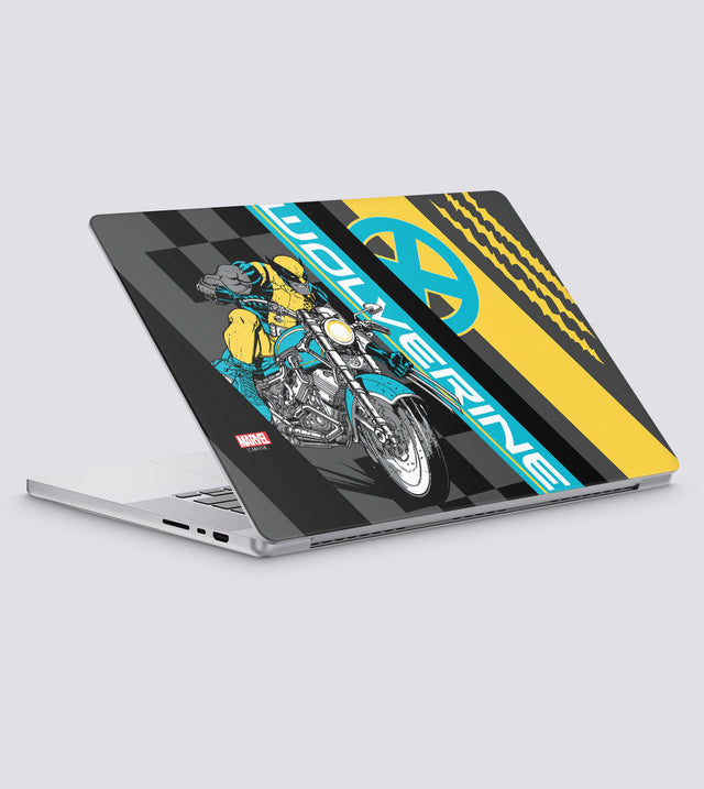 Macbook Pro 16 Inch 2021 Model A2485 Wolverine On Bike