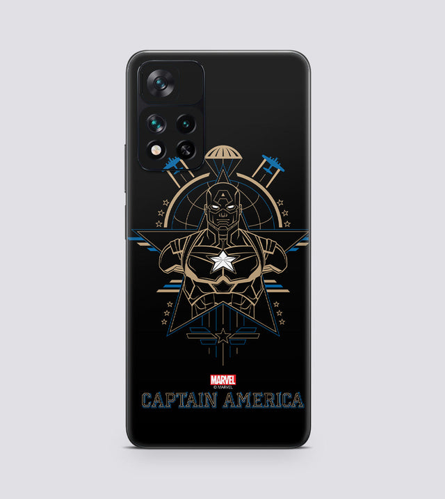 Mi 11I Captain America Lineart