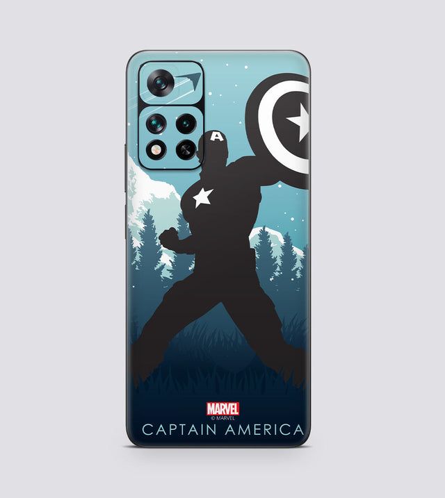 Mi 11I Captain America Silhouette