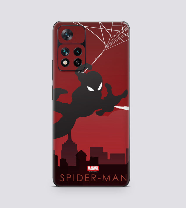 Mi 11I Spiderman Silhouette