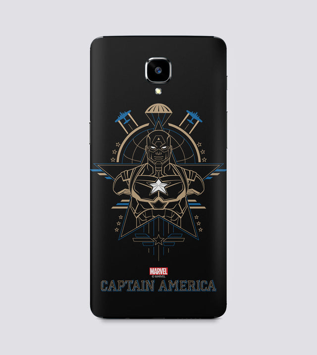 Oneplus 3 Captain America Lineart