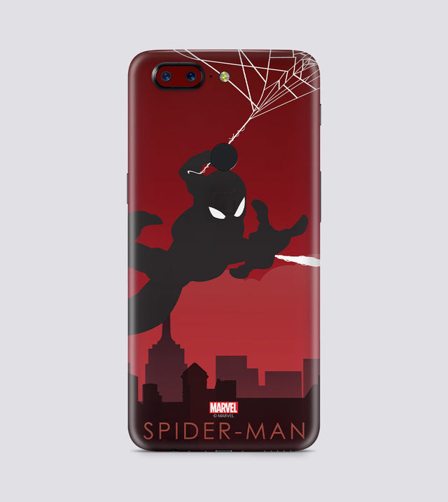 Oneplus 5T Spiderman Silhouette