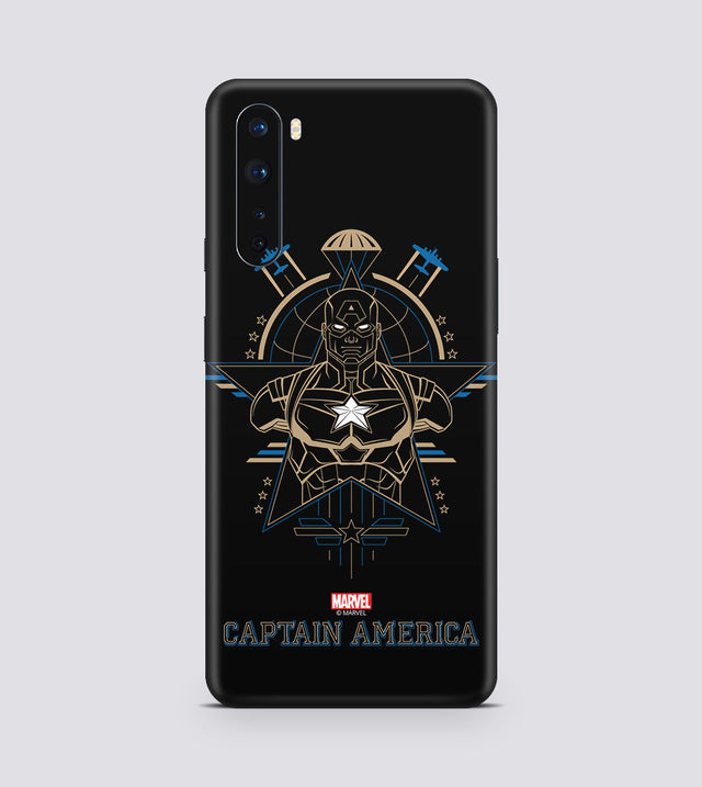 Oneplus Nord 5G Captain America Lineart