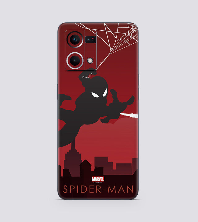 Oppo F21 Pro Spiderman Silhouette