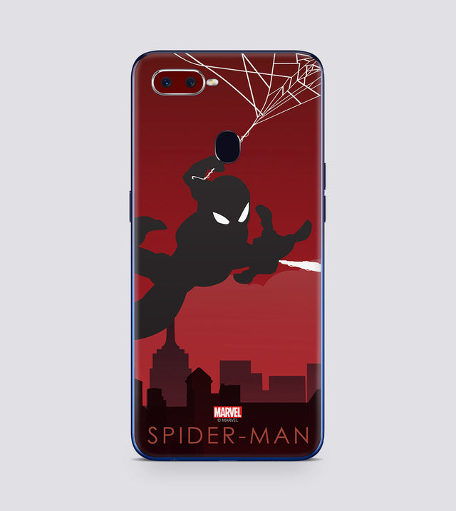 Oppo F9 Pro Spiderman Silhouette