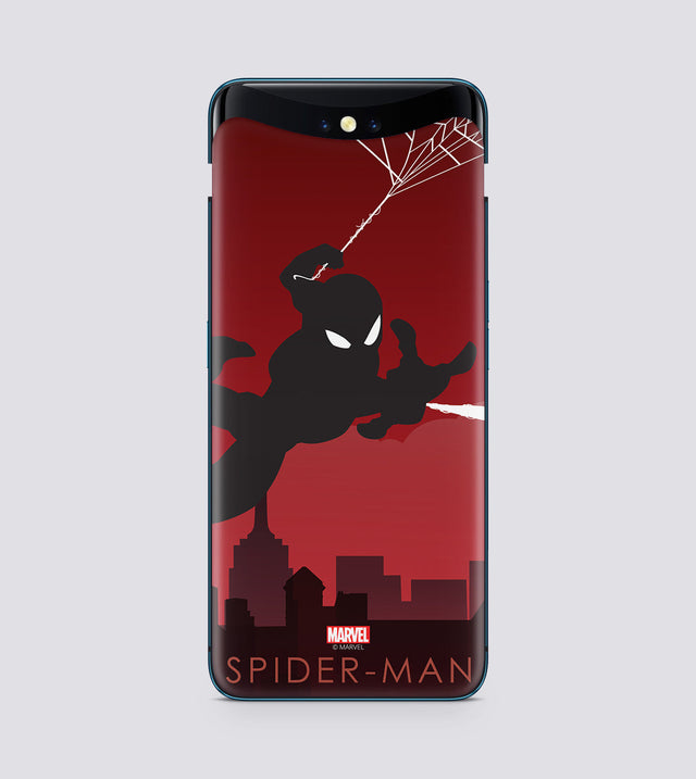 Oppo Find X Spiderman Silhouette