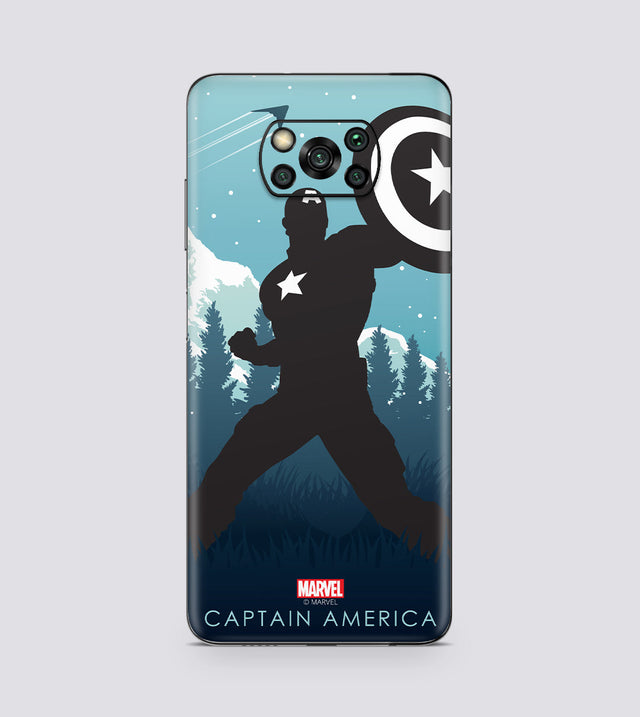 Poco X3 Captain America Silhouette