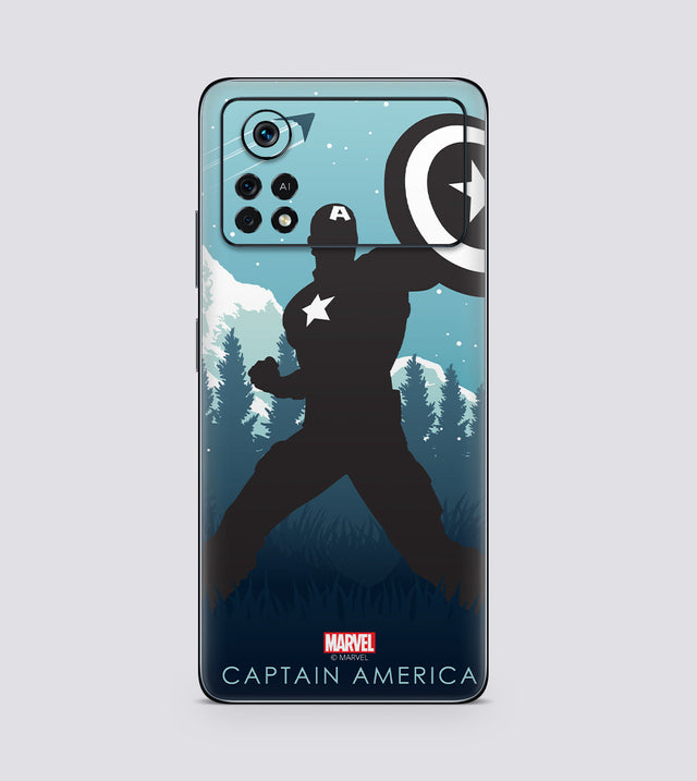 Poco X4 Pro 5G Captain America Silhouette
