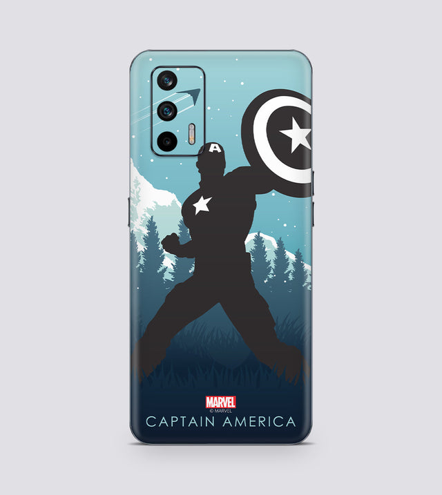 Realme X7 Max Captain America Silhouette