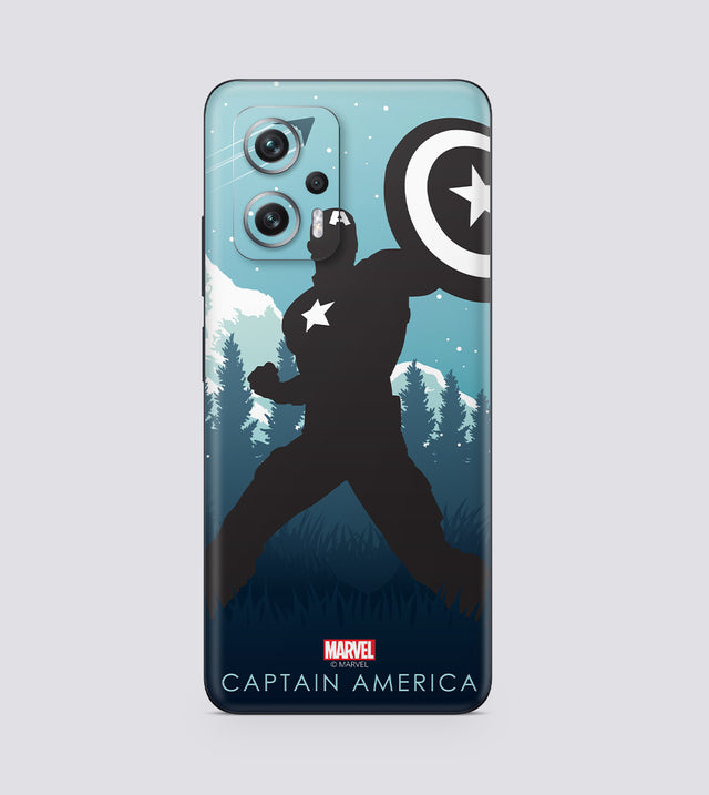 Redmi K50i Captain America Silhouette