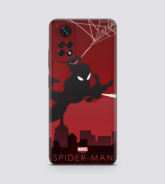 Redmi Note 11 Spiderman Silhouette