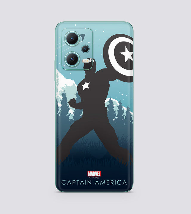 Redmi Note 12 Captain America Silhouette
