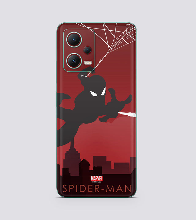 Redmi Note 12 Spiderman Silhouette