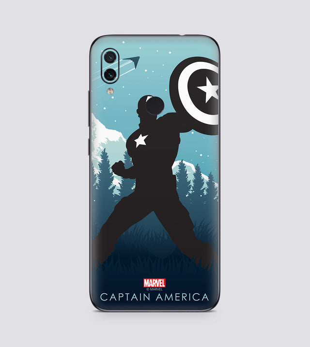 Redmi Note 7 Captain America Silhouette